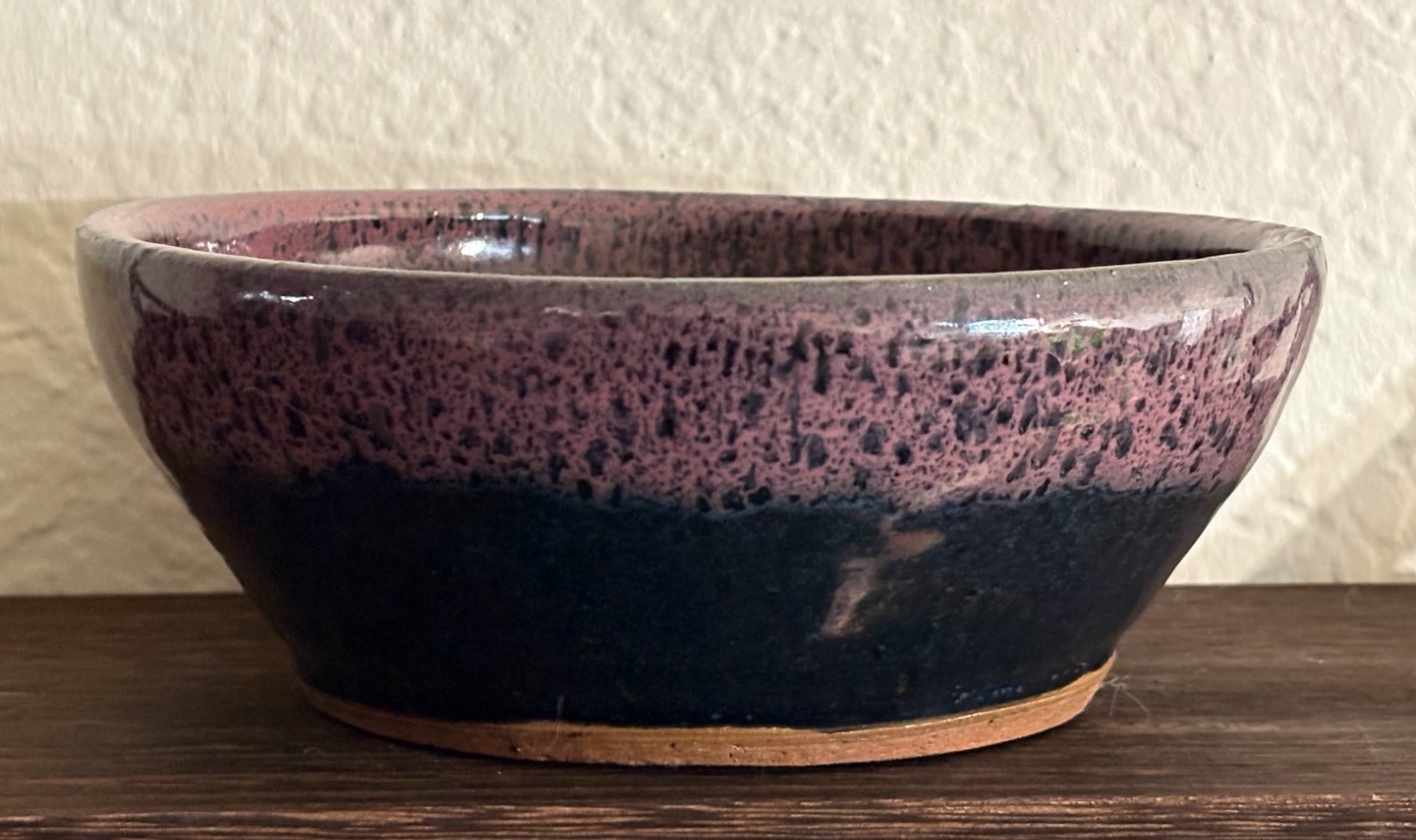 Hand-thrown ceramic bowl