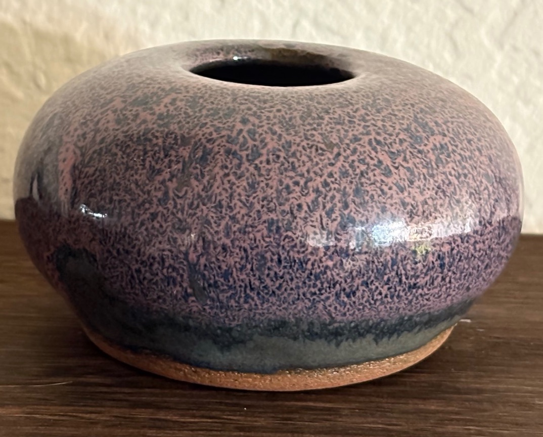 Handmade Ikebana ceramic vase