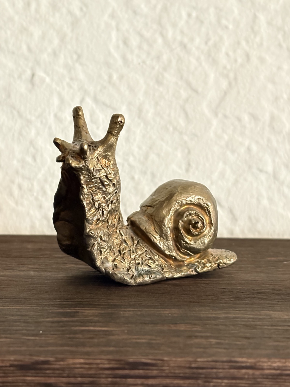 Ceramic snail sculpture